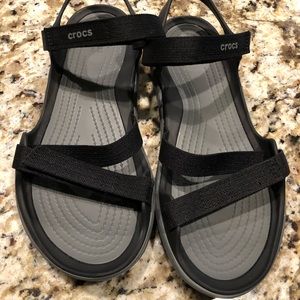⚡️ Crocs Black Women’s Size 7 Sandals Comfortable
